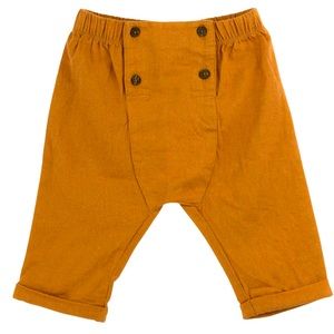 Oliver and Rain Light Copper Linen and Cotton Pants Baby Boy Size 3M